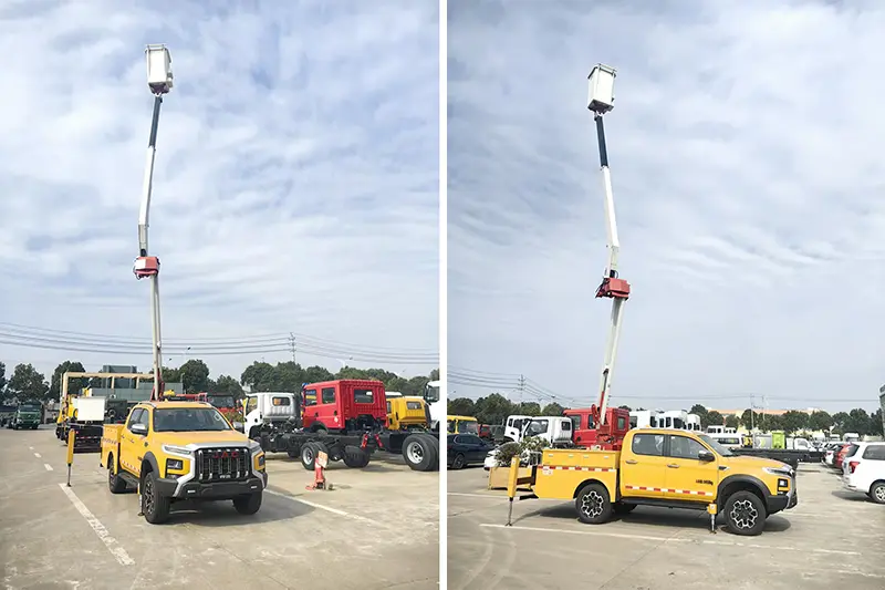 Small Articulating Boom Work Truck